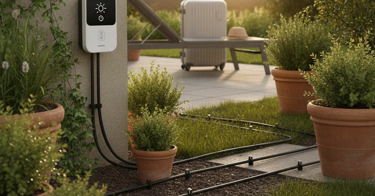 Automatisches Bewässern im Urlaub: Sorgenfrei reisen mit grüner Oase