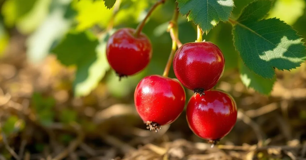 Reife Erdbeeren im Beet