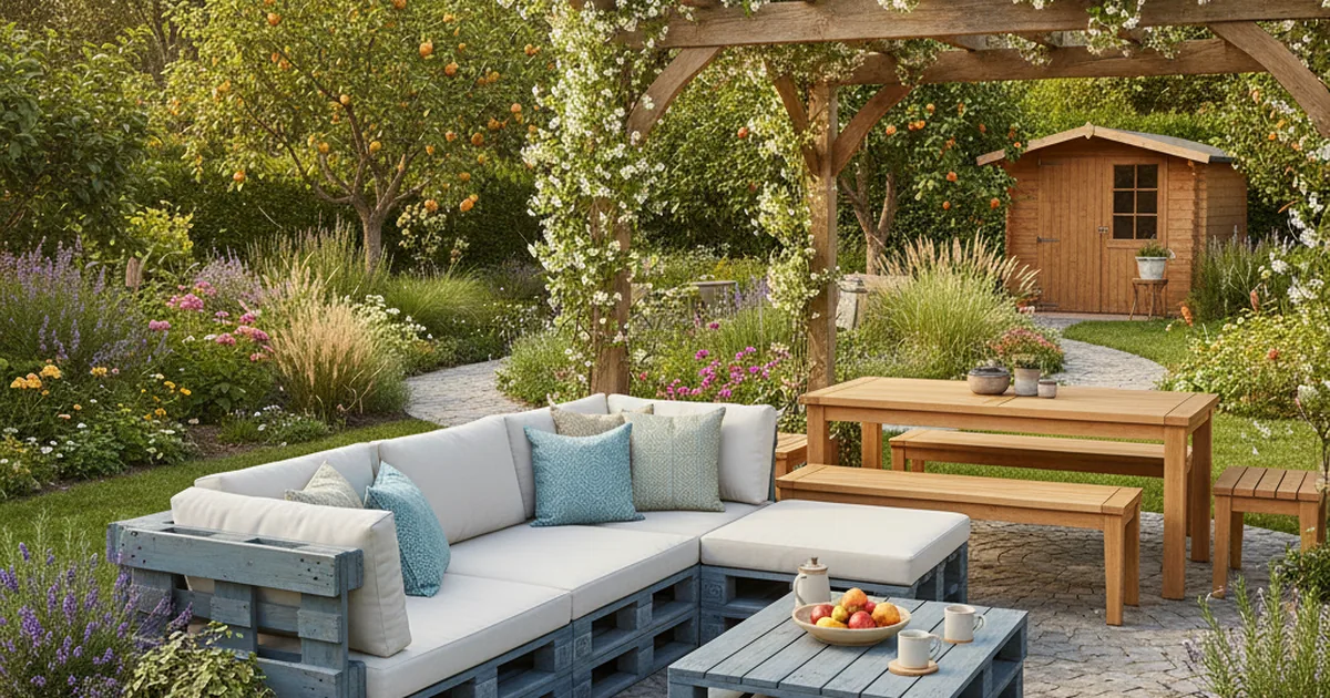 Gartenmöbel selber bauen: Kreative Ideen für Ihre Outdoor-Oase